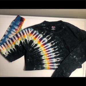 Long sleeve tie dye shirt